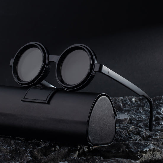 Sun Glasses Male Zoom Rotating Glasses Sun Protection