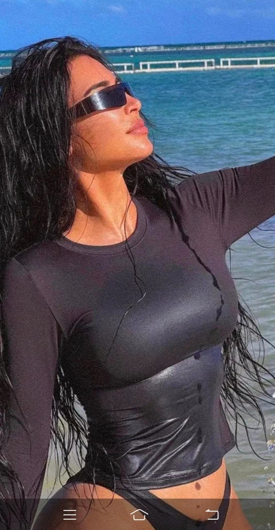 Flat Top One-piece Fashion Model Catwalk Glasses