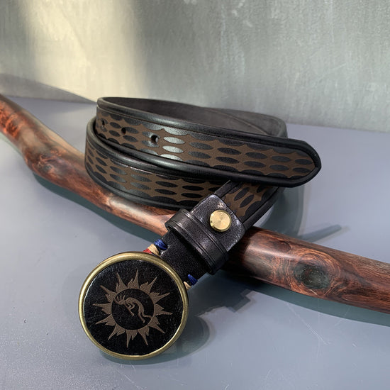 Retro First Layer Cowhide Men&